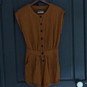 Burnt orange romper